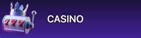 Casino slots category — crowned slot machine banner