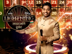 Lightning Roulette Hindi live table with 500x multipliers