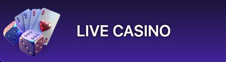 Live casino category — cards and dice banner
